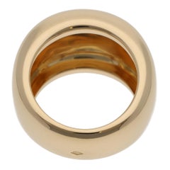 Vintage 1997 Bague Cartier Nouvelle Vague en or jaune