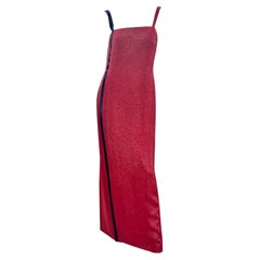 Vintage 1997 Gianni Versace Couture Runway Red Dress Gown NWT