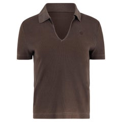 Vintage By 1997 Gucci Brown Polo Top
