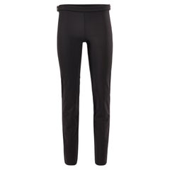 Vintage 1997 Gucci By Tom Ford Pantaloni con fibbie laterali nere
