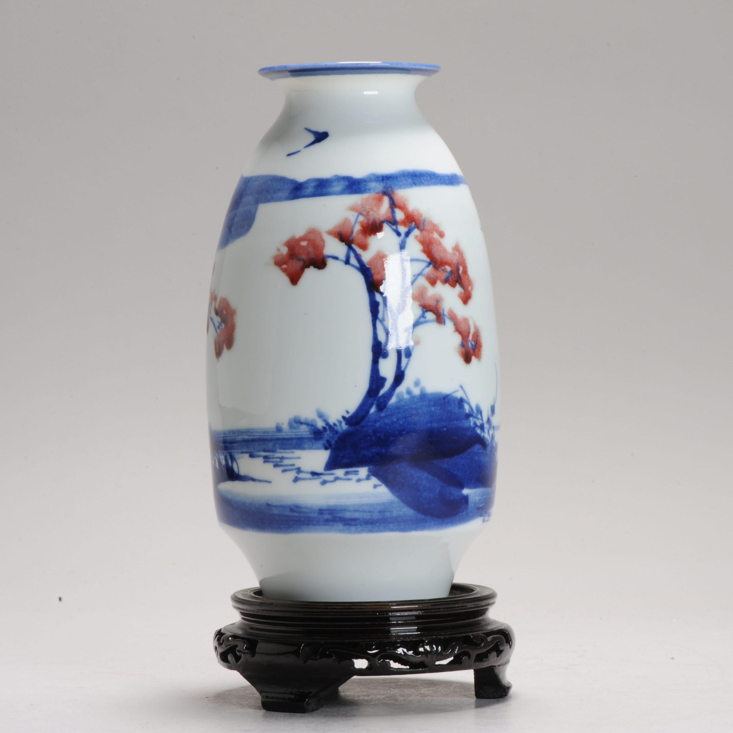 Lovely Chinese porcelain vase. Underglaze Liling. Dating to 1990's

Marked Base

Condition
Perfect. Size 20CM high
Period
20th century PRoC (1949 - now)