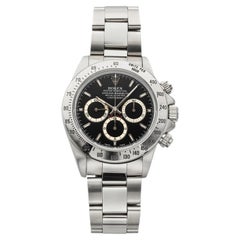 Vintage 1997 Rolex Daytona 16520 Steel Black Cream Subdials Auto 40mm