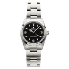 Vintage 1997 Rolex Explorer I 14270 Stainless Steel Black Dial Auto 36mm