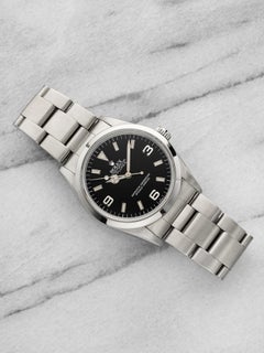 Vintage 1997 Rolex Explorer I 14270 Stainless Steel Black Dial Automatic 36mm