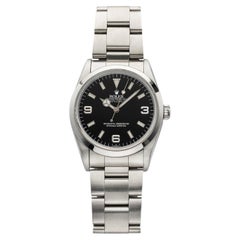 Vintage 1997 Rolex Explorer I 14270 Stainless Steel Black Dial Automatic 36mm