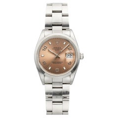 Vintage 1998 Rolex Oyster Perpetual Date 15200 Steel Salmon Dial Auto 34mm