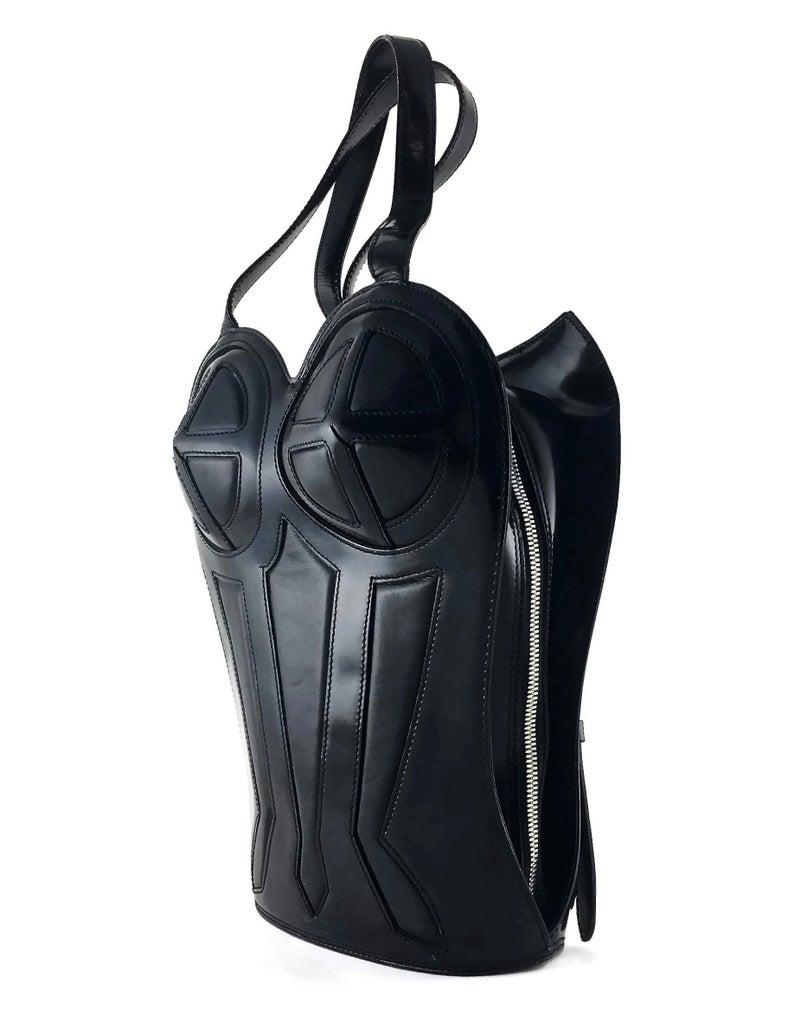 Vintage 1998 JEAN PAUL GAULTIER Iconic Bustier Corset Leather Backpack ...