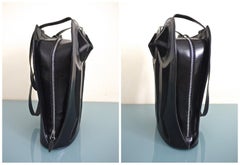 Vintage 1998 JEAN PAUL GAULTIER Iconic Bustier Corset Leather Suede Shoulder Bag