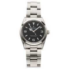 Vintage 1998 Rolex Explorer I Steel 14270 Auto Black Dial 36mm