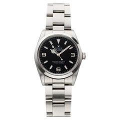 Vintage 1998 Rolex Explorer I Steel 14270 Auto Black Dial 36mm