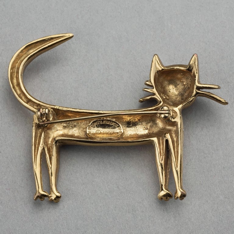 超希少】Jean Couteau Brooch 'Cat' サイン入り k*a様 【超希少