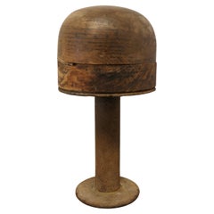 Blocco di cappelli francese del XIX secolo, espositore per negozio