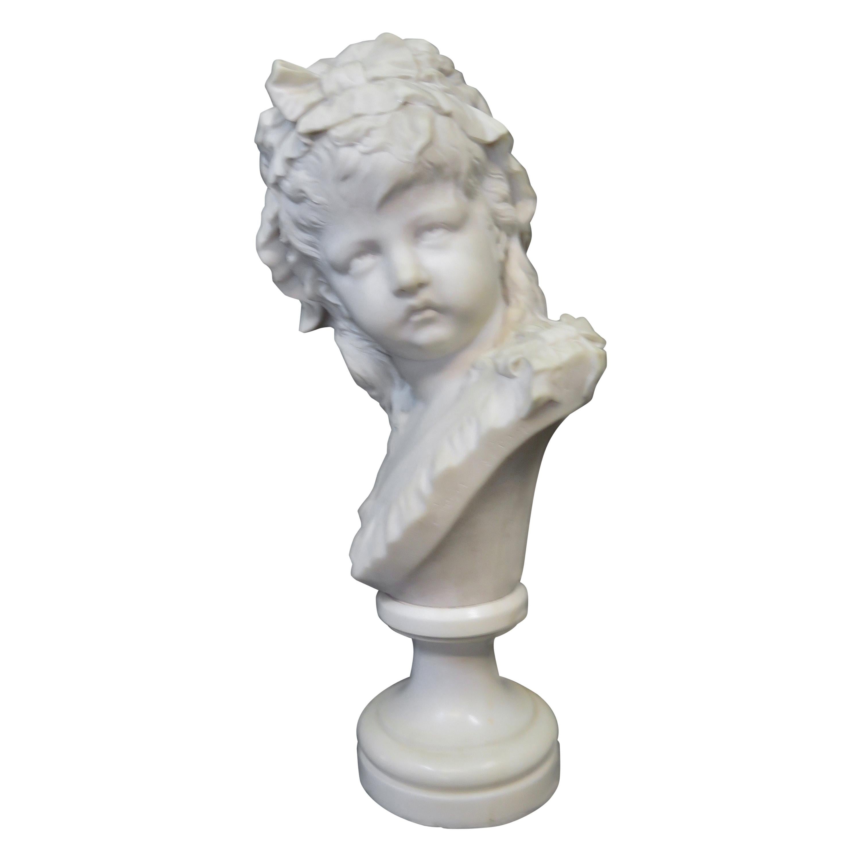 Vintage 19th Century Marble Bust