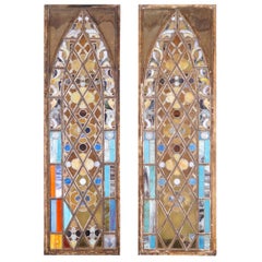 Antique 19th Century Stained Glass Windows