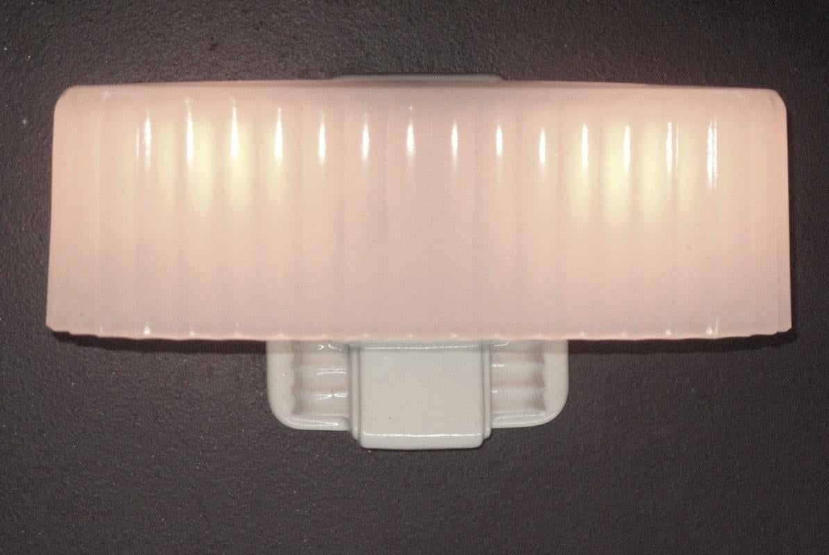 Cast Vintage 2 Bulb White Porcelain Bathroom Wall Sconce Lights