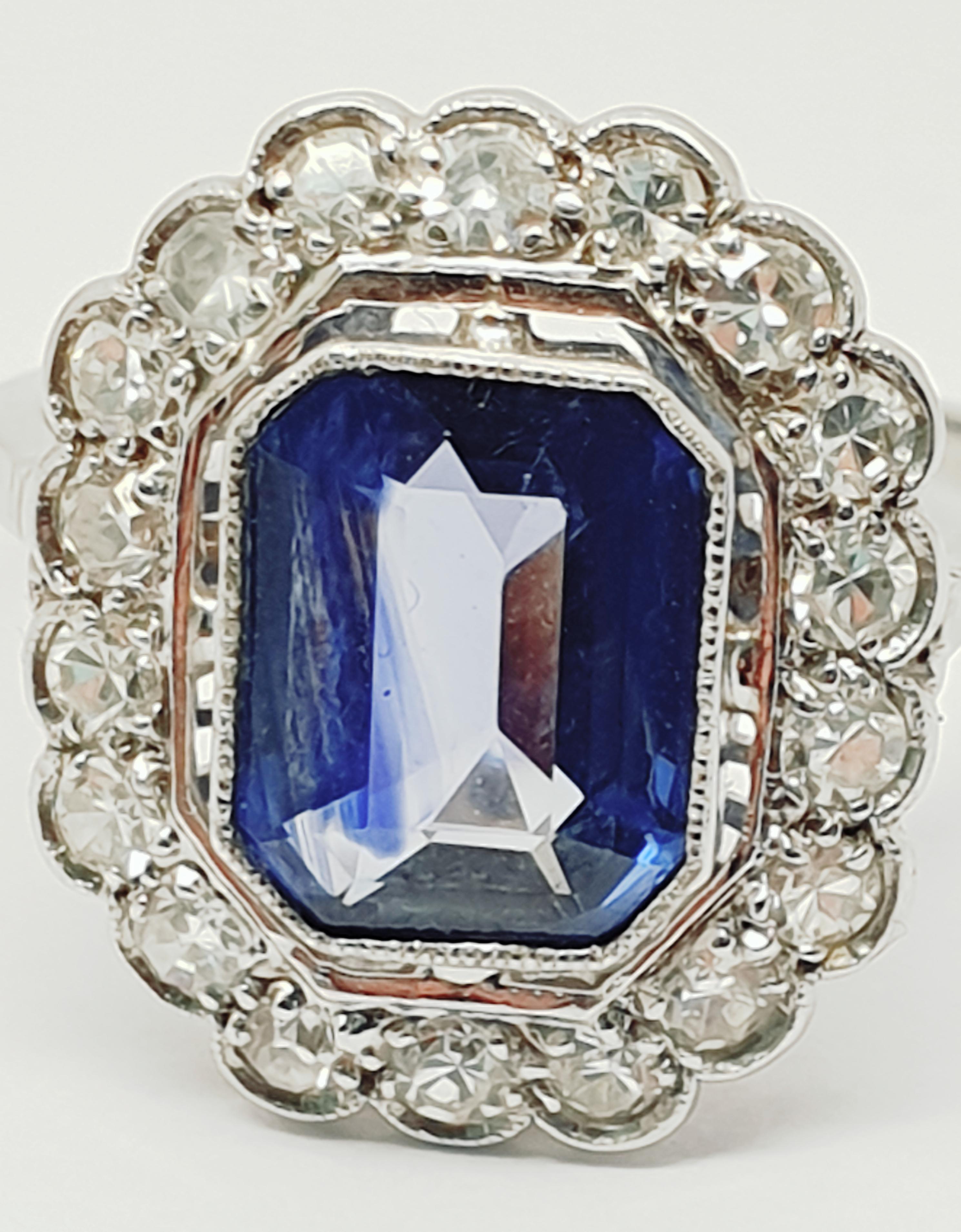 antique diamond and sapphire rings for sale