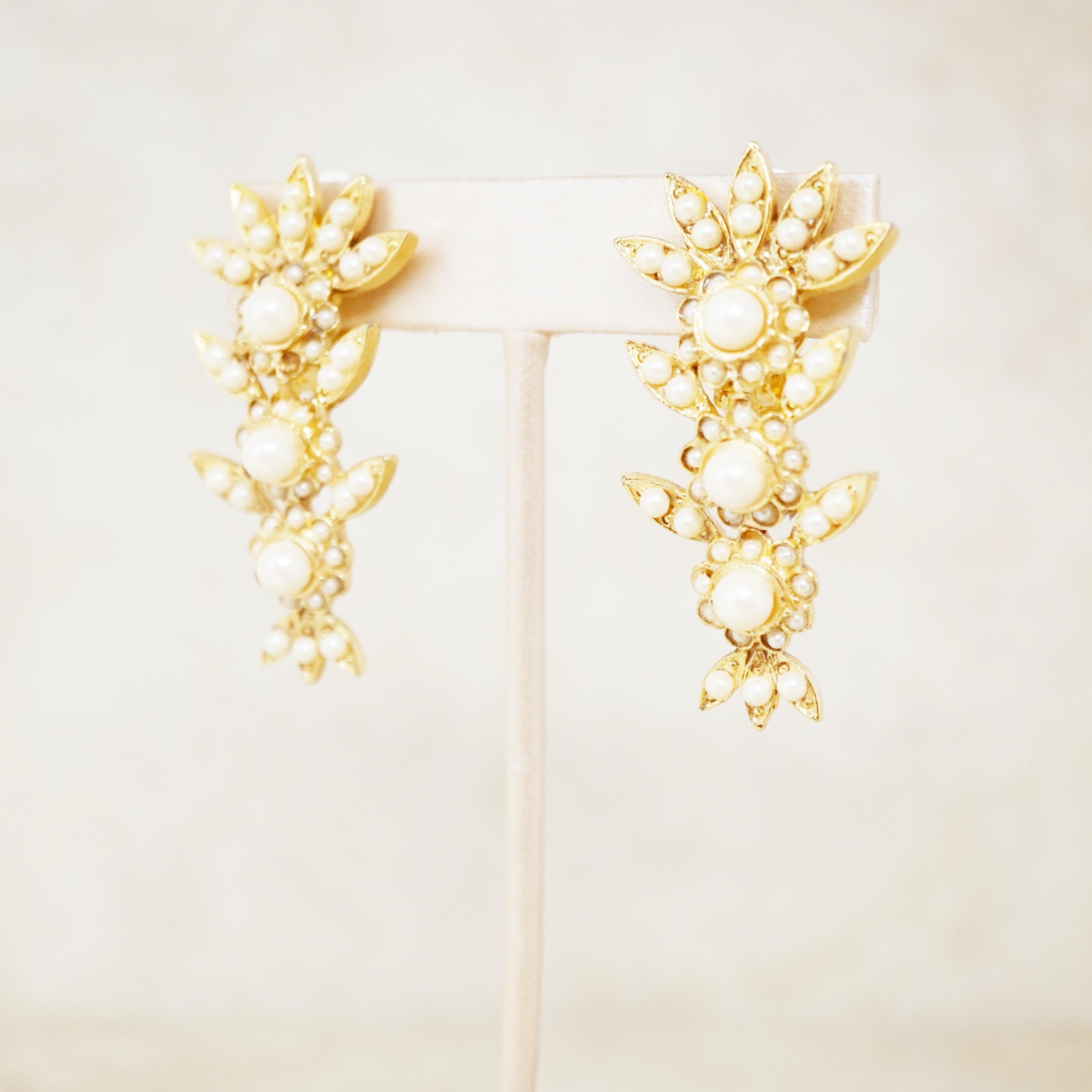 De las mujeres Pendientes de perlas doradas de 2