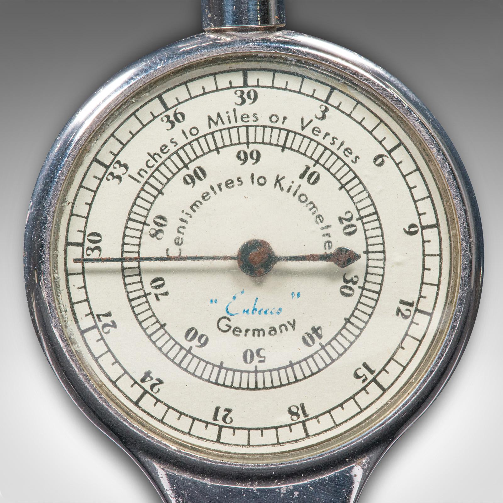 Misuratore di mappe a ciondolo 2 in 1, tedesco, strumento di navigazione, metà secolo, 1960 In condizioni buone in vendita a Hele, Devon, GB