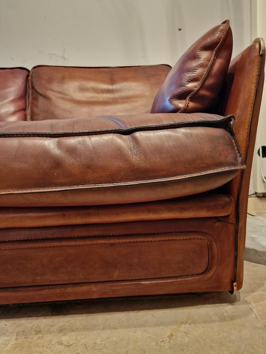 French Vintage 2-seater Roche Bobois sofa