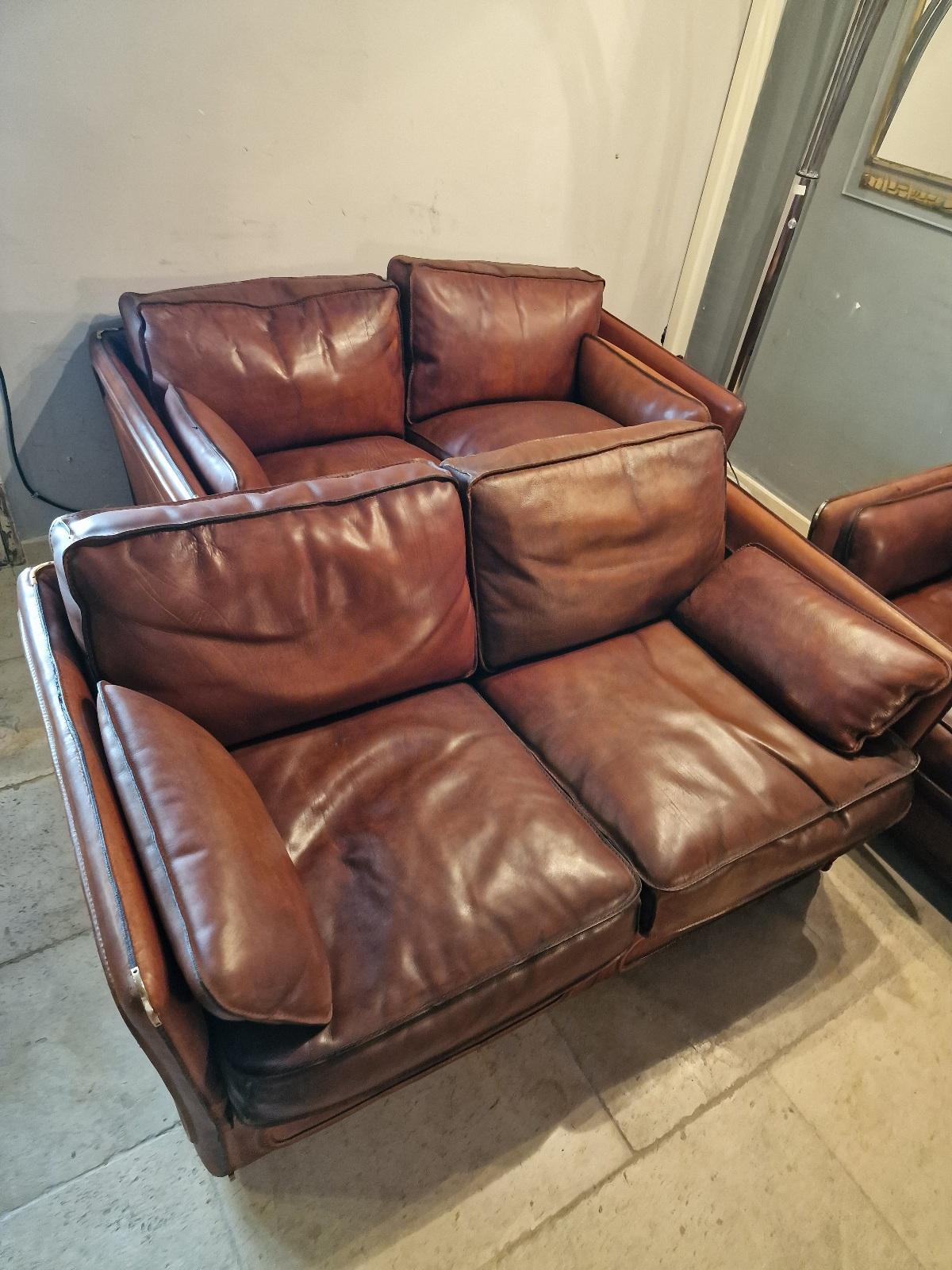 Vintage 2-seater Roche Bobois sofa 1