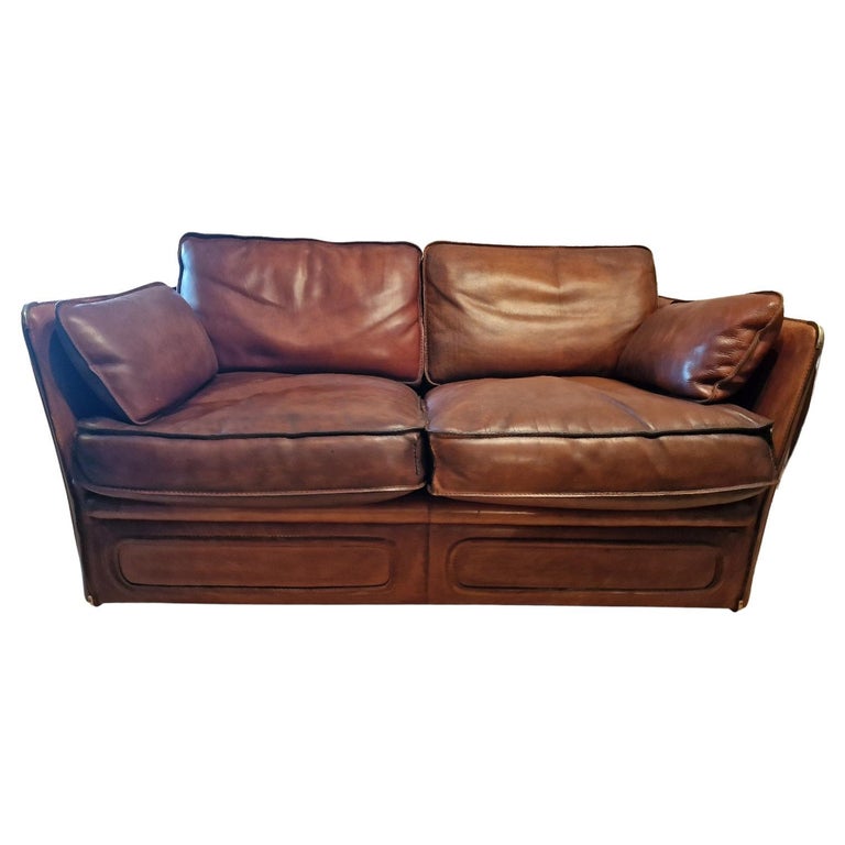 2 Canapés Roche Bobois Ultimate – Cuir Buffle écru – Contemporains – Occasion