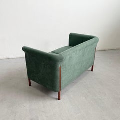 Vintage 2-Seater Sofa By Antonio Citterio For Moroso in Green Fabric, 1980's
