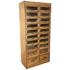 Antique 20 Drawer Haberdashery Cabinet Shop Display