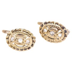 Boucles d'oreilles Vintage 20 en or jaune