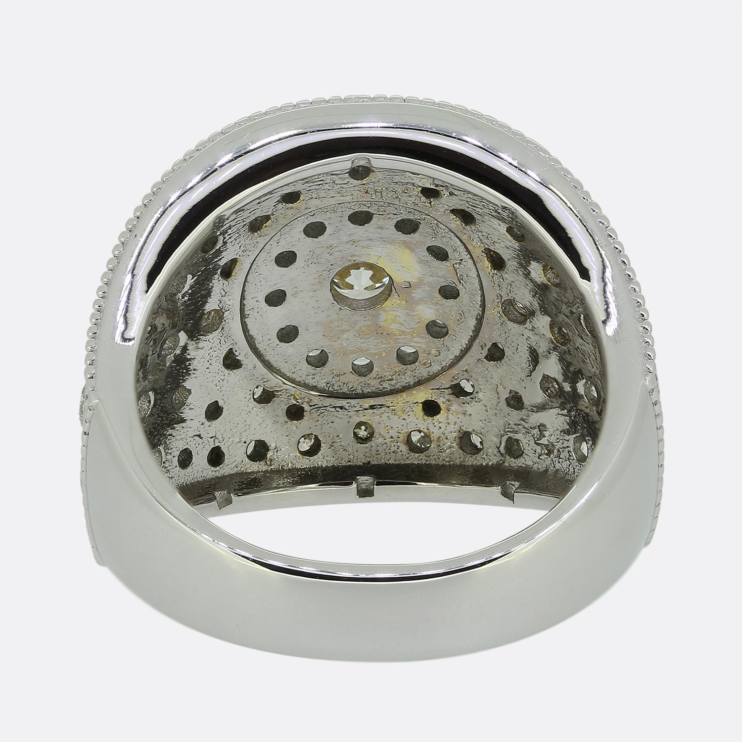 Vintage 2,00 Karat Diamant Kleid Ring im Zustand „Hervorragend“ im Angebot in London, GB