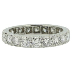 Vintage 2.00 Carat Diamond Full Eternity Ring Size K