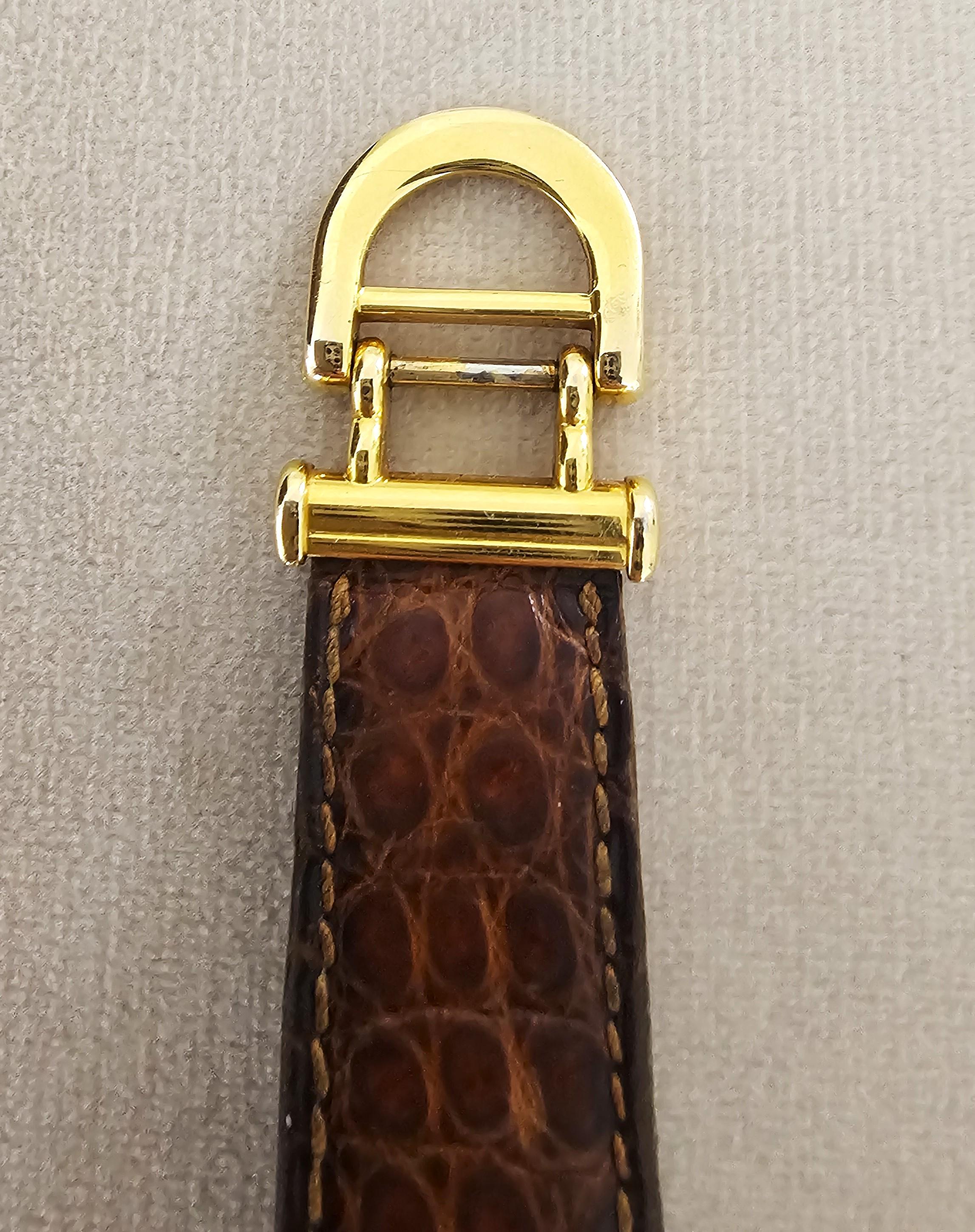 Vintage 2000 Tabbah Swiss Made Watch Personal Quarta Gold 18K im Angebot 4