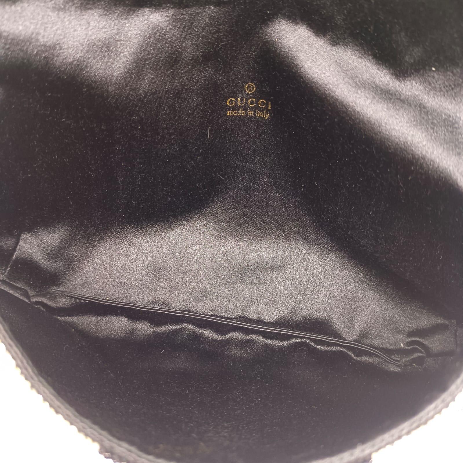 Vintage 2000 Tom Ford for Gucci Zebra Beaded Shoulder Flap Bag For Sale 4