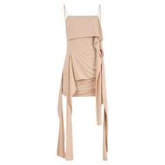 Vintage 2000's Blumarine Pink Nude Drap Dress