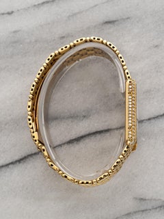 Vintage 2000s Cartier Tank Louis WA3001A7 18K Gelbgold Quarz Diamant Zifferblatt