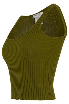 Vintage 2000's Christian Dior Green Tank Top