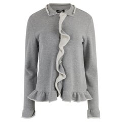 Vintage 2000
s Comme des Garçons Grey Ruffles Cardigan