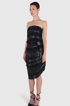Vintage 2000's Emporio Armani Strapless Dress