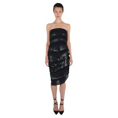 Vintage 2000's Emporio Armani Strapless Dress
