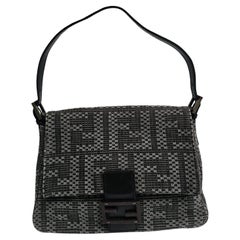 Borsa Fendi FF in tela Mama Baguette vintage degli anni 2000
