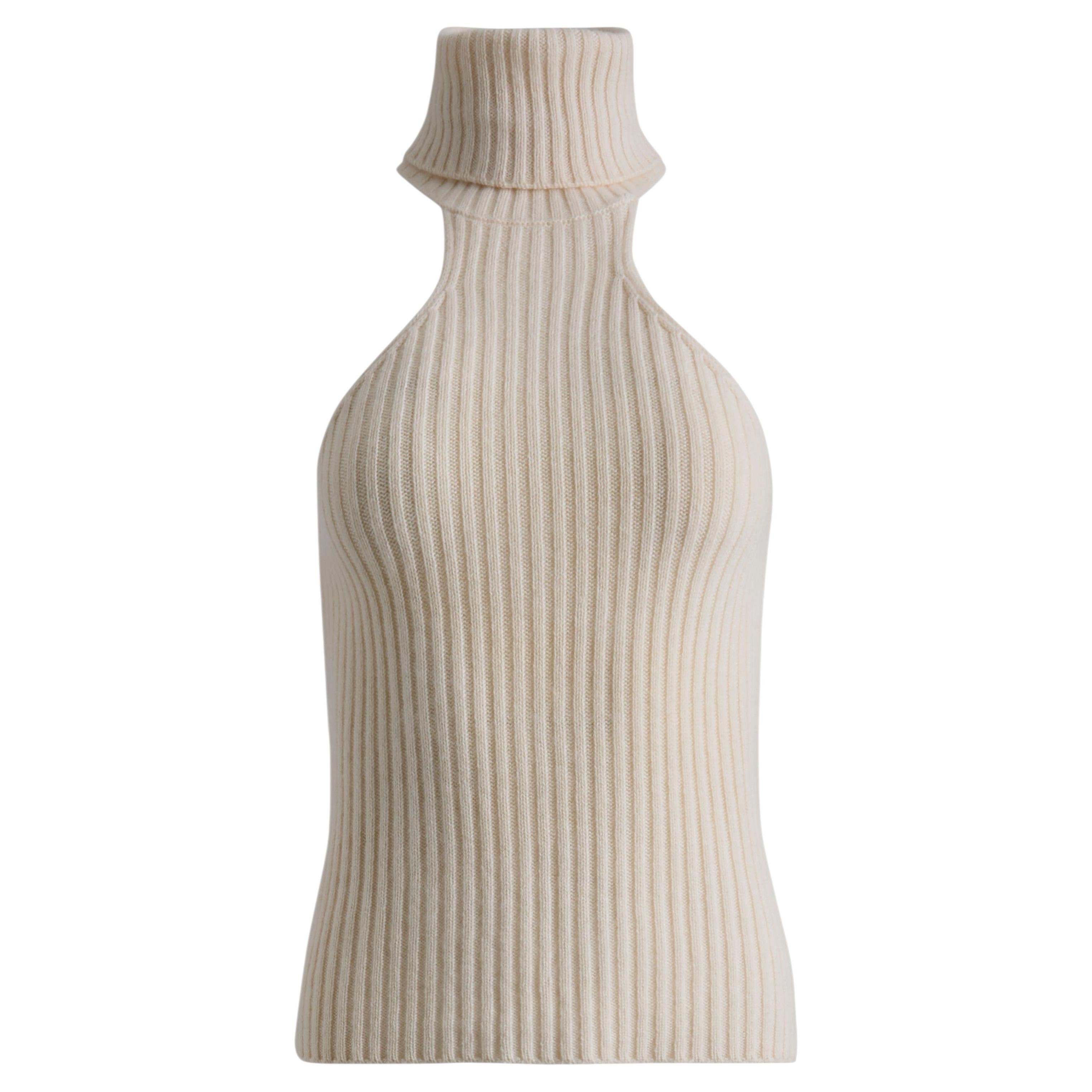 Vintage 2000's Gucci Creme Kaschmir Roll Neck Top