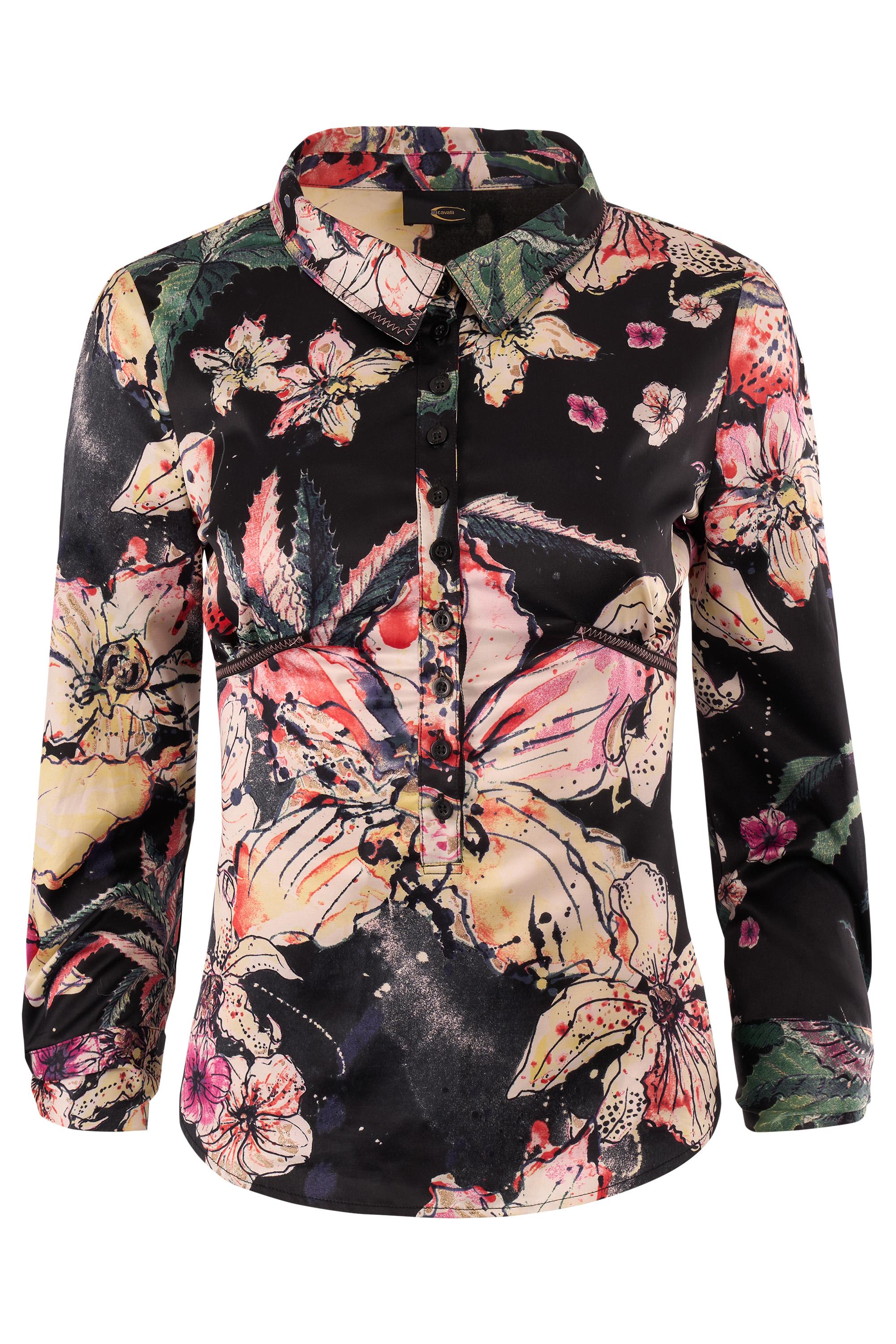 Camicia floreale Just Cavalli vintage degli anni 2000 In condizioni ottime in vendita a London, GB