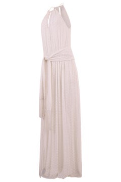 Vintage 2000's Pinko White Eyelet Maxi Dress