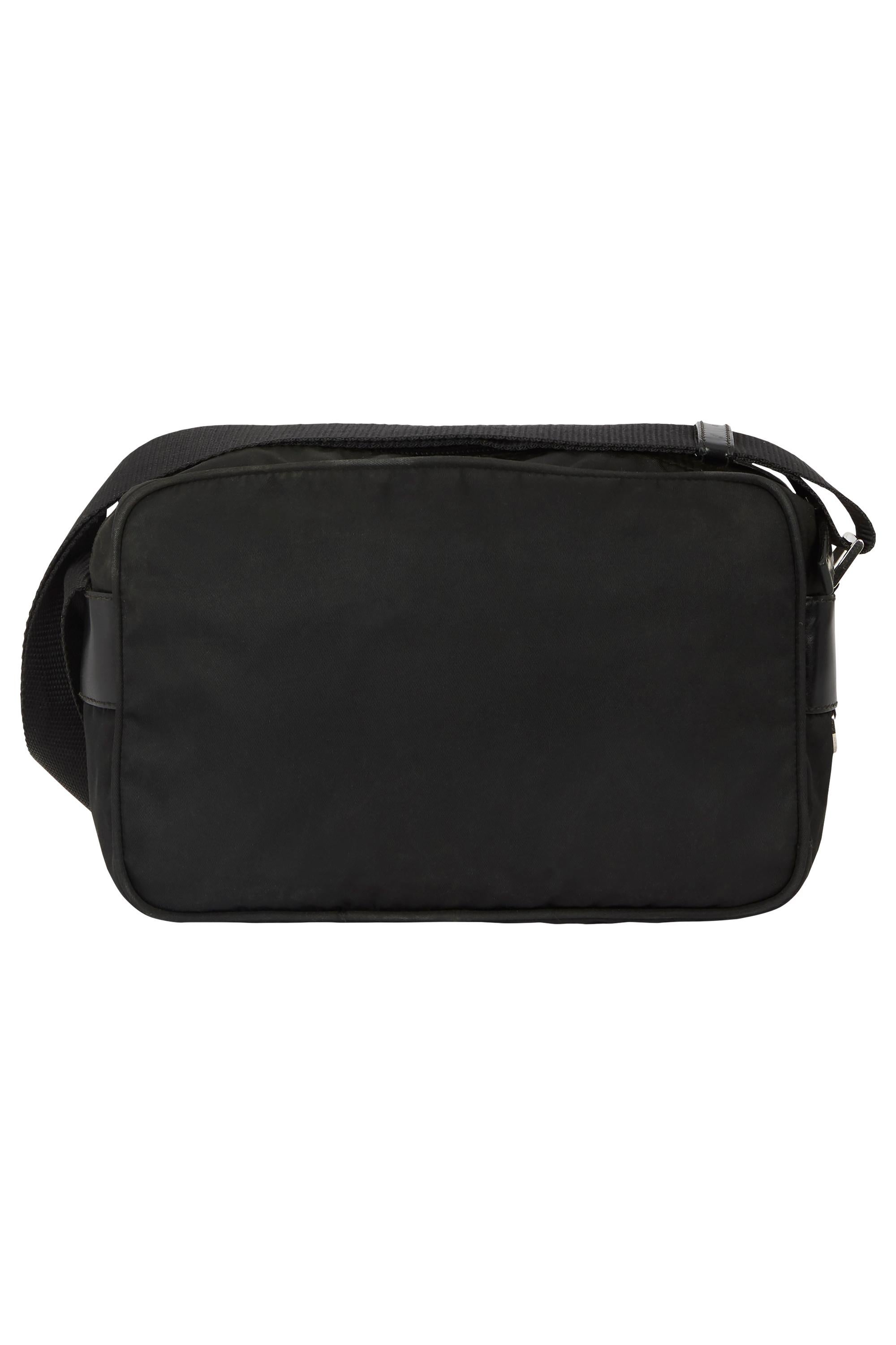 Bolsa crossbody negra de nailon Prada vintage años 2000 Negro en venta