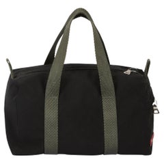 Vintage 2000
s Prada Black Nylon Mini Duffle Tote