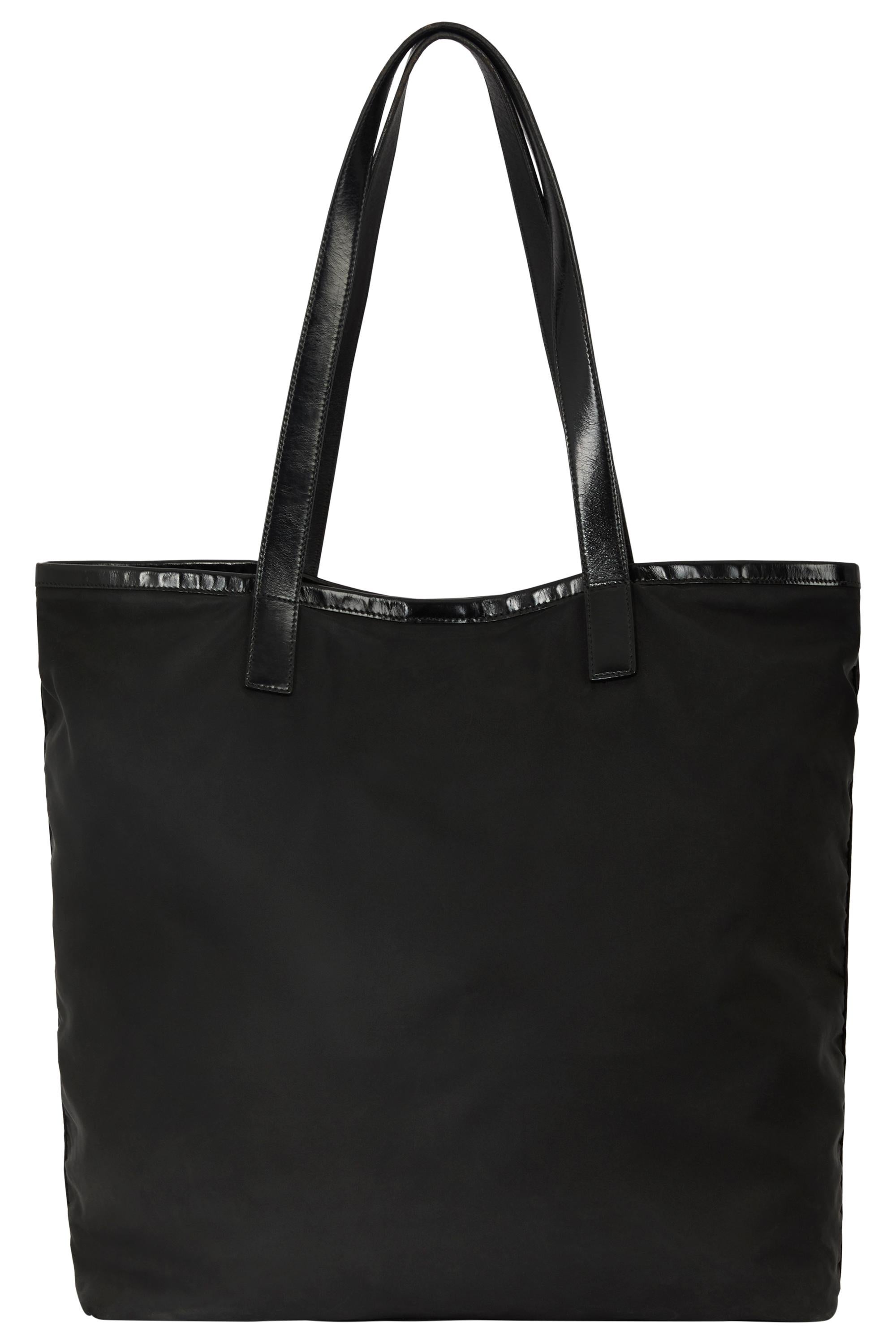 Vintage 2000's Prada Black Nylon Tote en vente 1