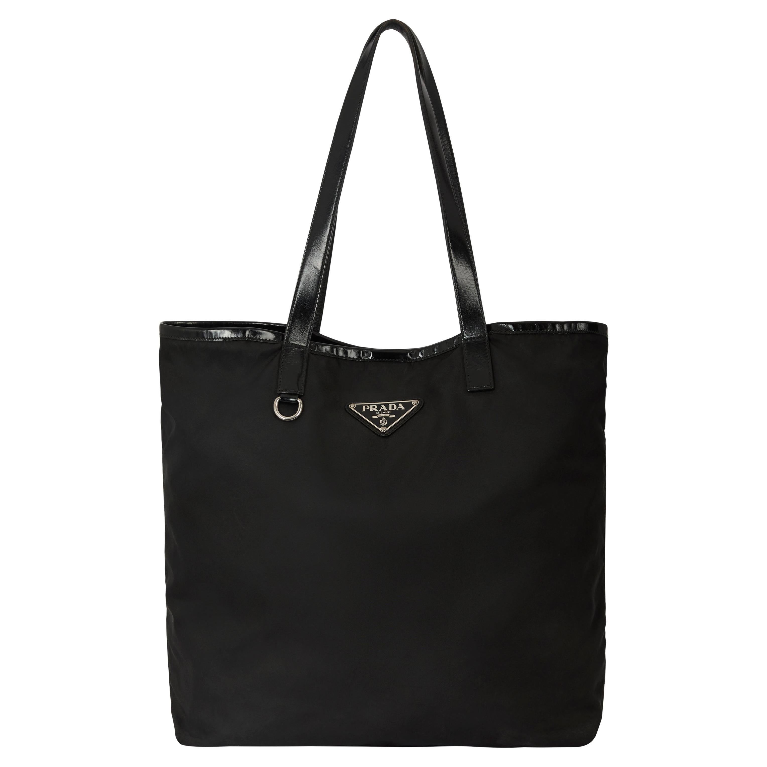 Vintage 2000's Prada Black Nylon Tote