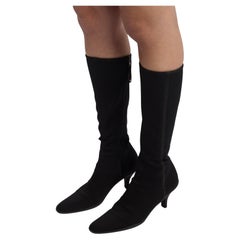 Vintage 2000's Prada black Sock Boots