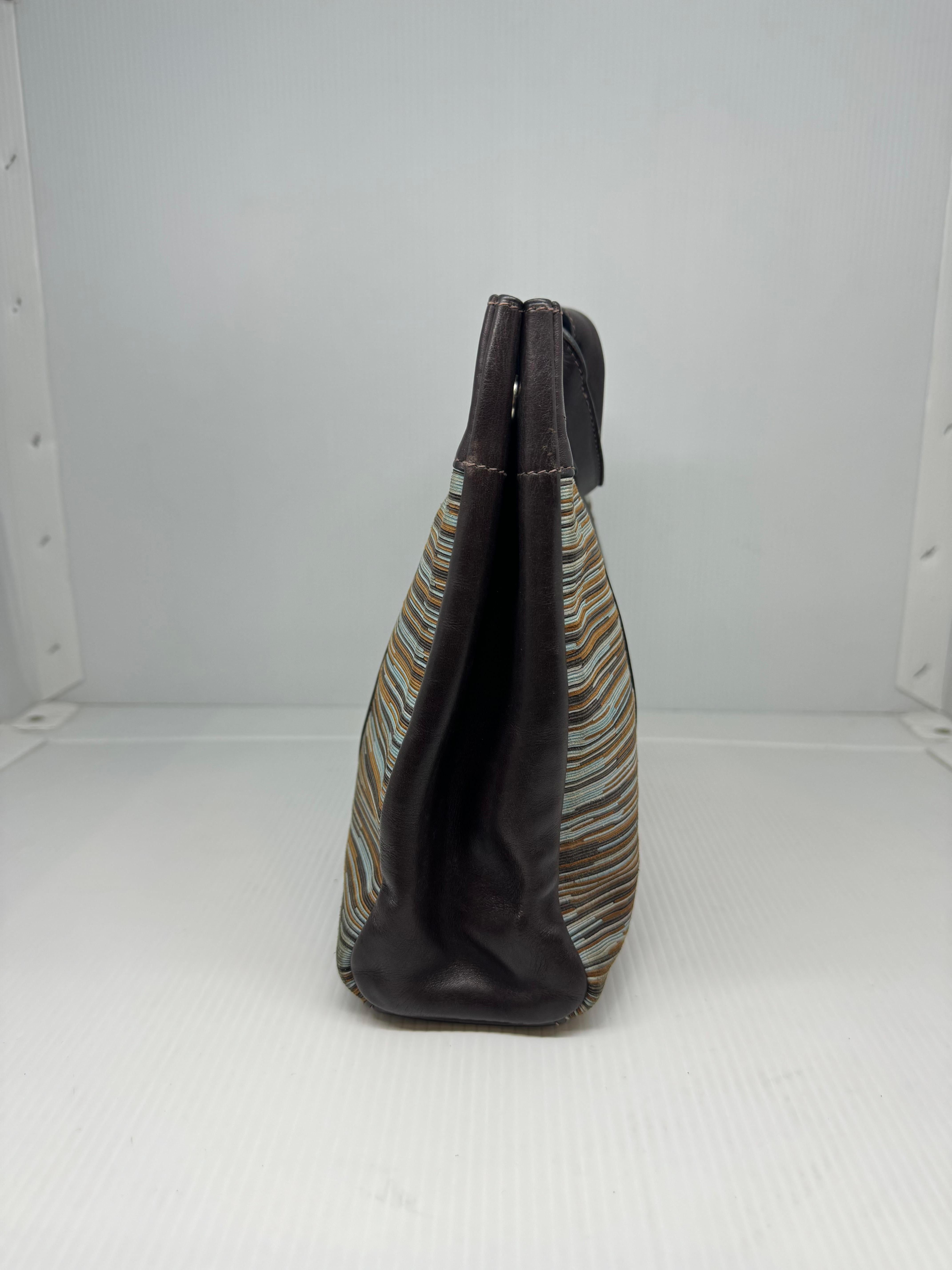 Vintage 2001 Hermes Vibrato Forre Tout PM Bag For Sale 3