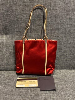 Vintage 2001 Prada Red Satin Mini Bag
