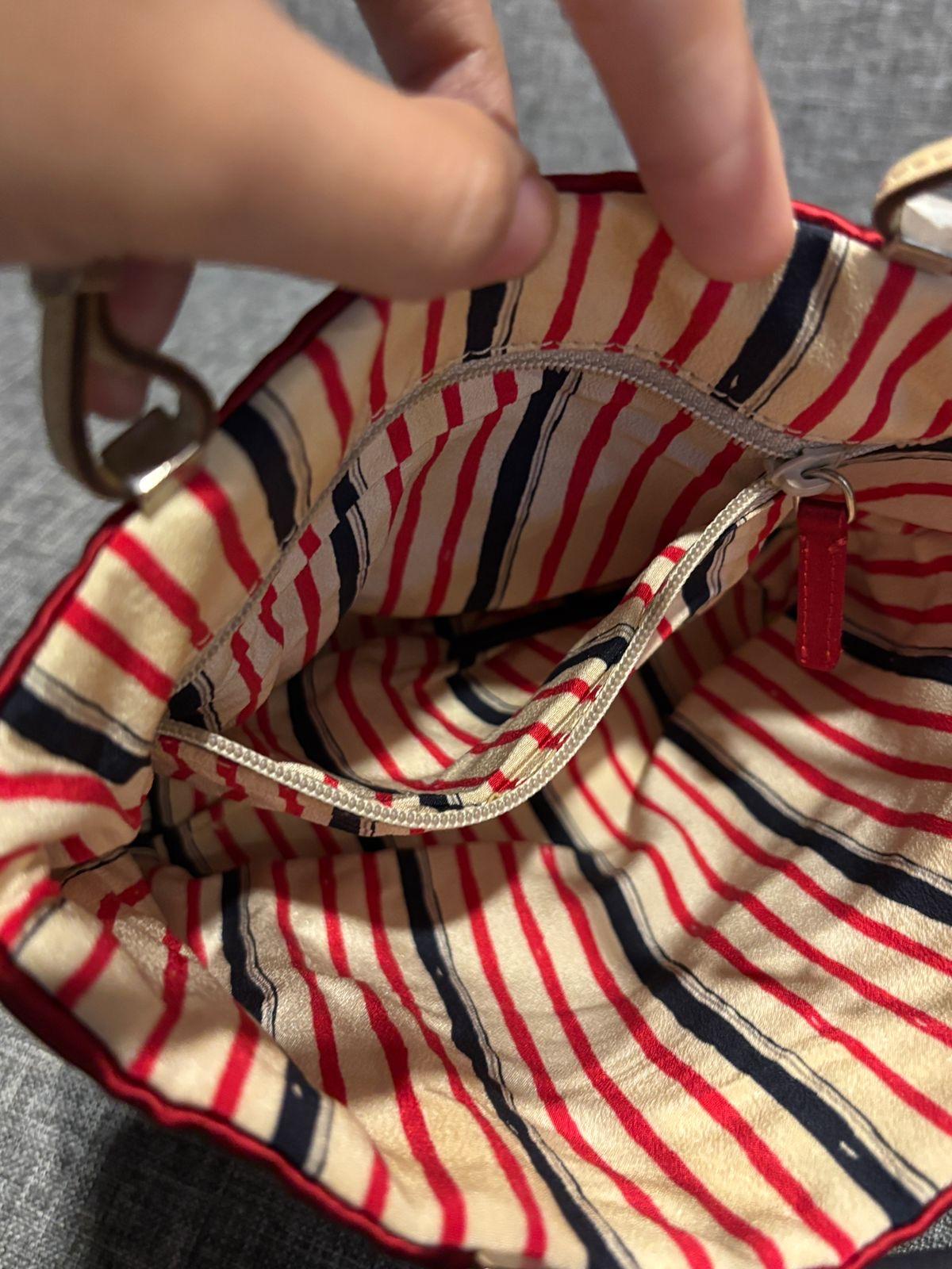 Women's Vintage 2001 Prada Red Satin Mini Bag For Sale